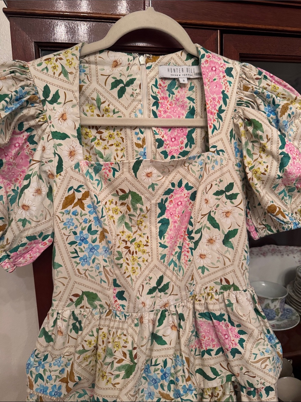 Hunter Bell Porter Dress Floral, size 2 - Picture 2 of 14